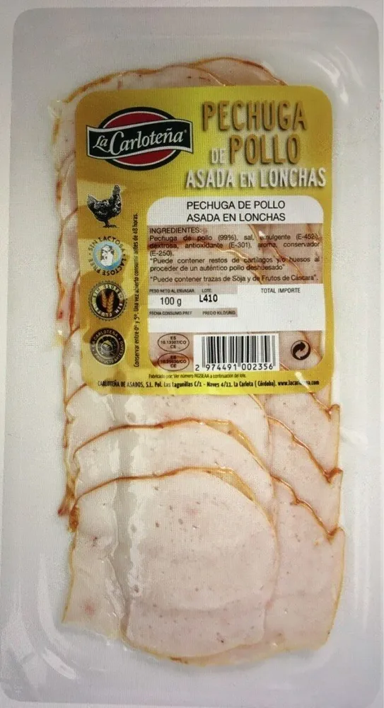Pechuga de pollo asada al horno