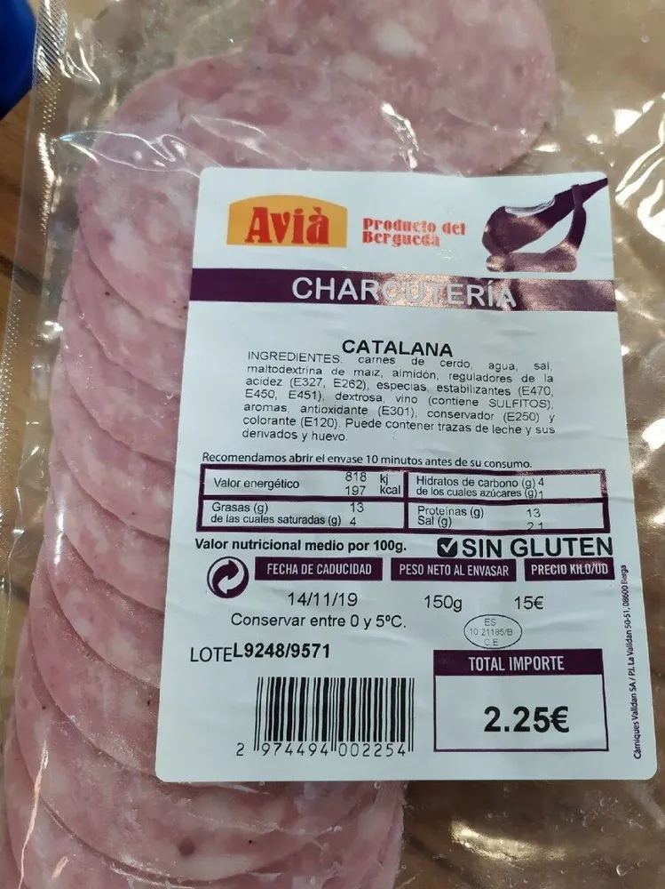 Catalana embutido