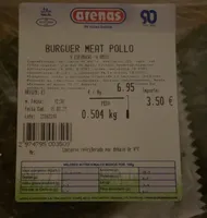 Burguer meat pollo y espinacas