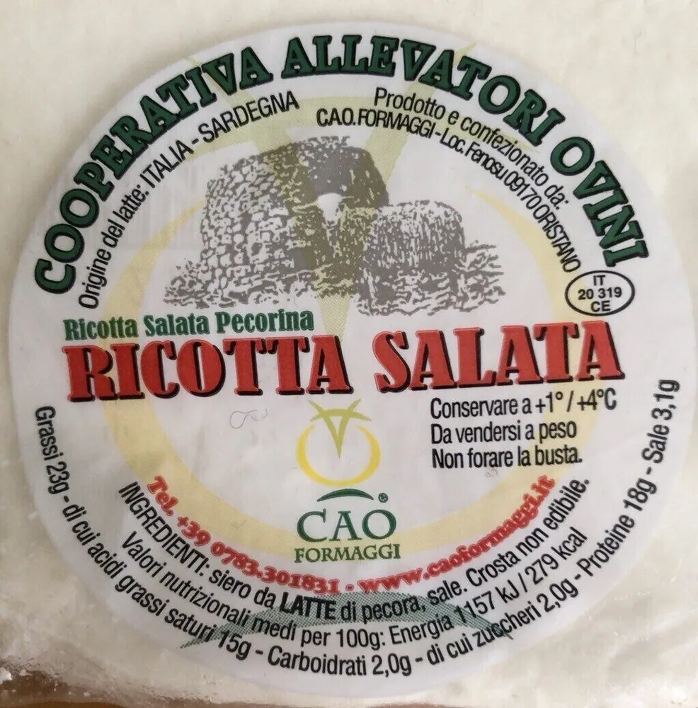 Ricotta salata pecorina