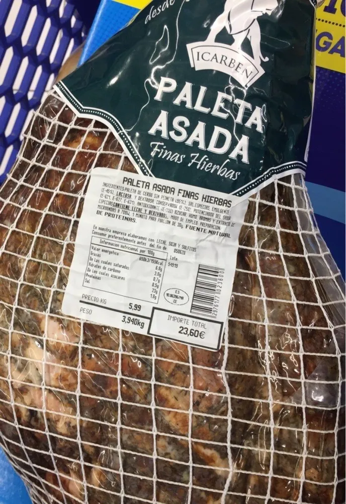 Paleta asada
