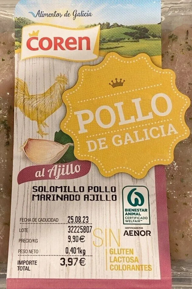 Pollo de galicia