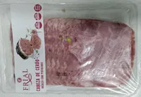 Cabeza de cerdo con pistachos