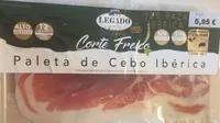 Paleta de cerdo ibérica