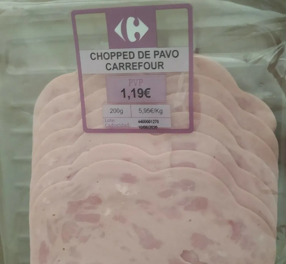Chopped de pavo