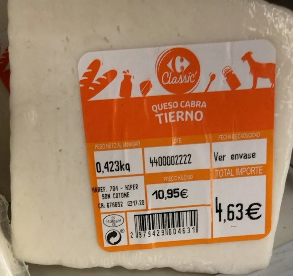 Quedo cabra tierno