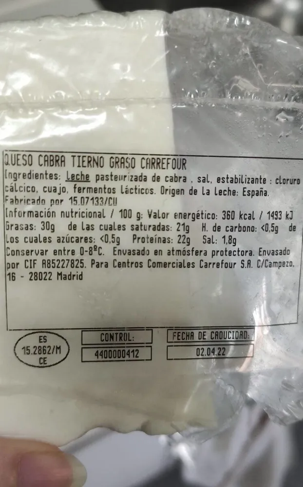 Queso de cabra tierno