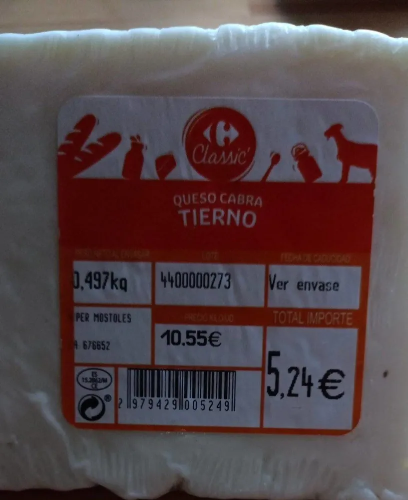 Queso cabra tierno