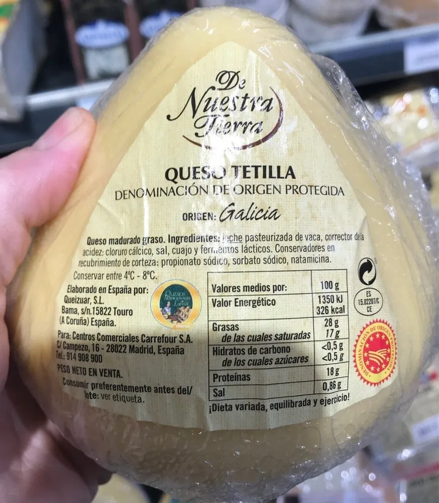 Queso tetilla