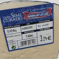 Queso semicurado Granja La Luz