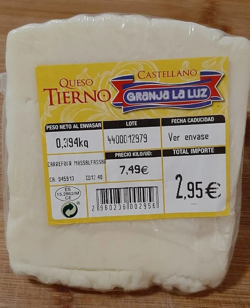 Queso tierno