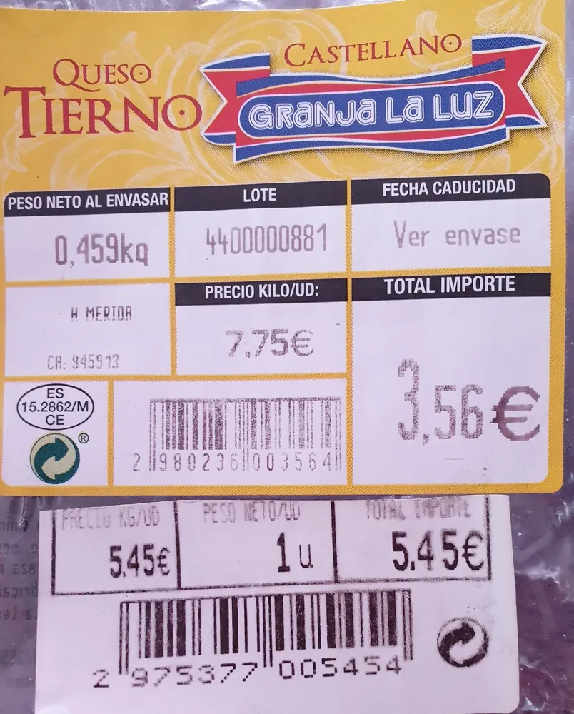 Queso tierno