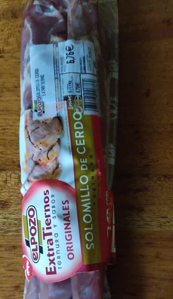 Solomillo de cerdo marinado