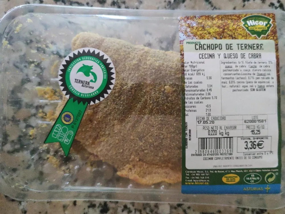Cachopo de ternera