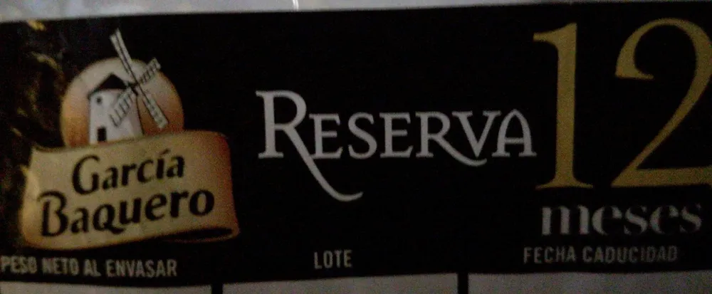 Queso reserva 12 meses