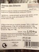 Viande des Grisons