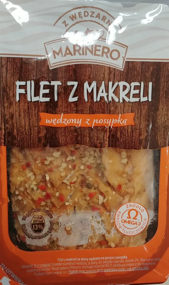 Filet z makreli wędzony z posypką