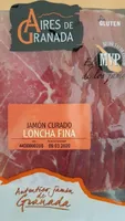 Jamón curado Loncha Fina