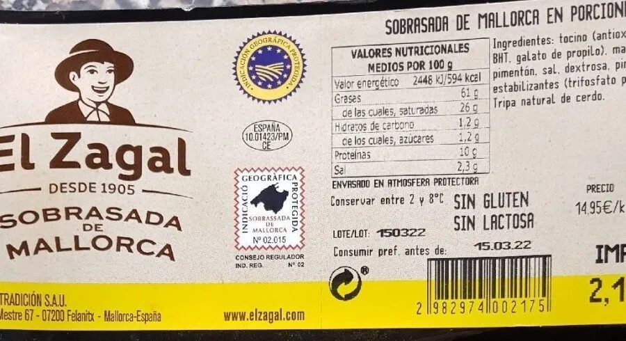 Sobrasada de Mallorca