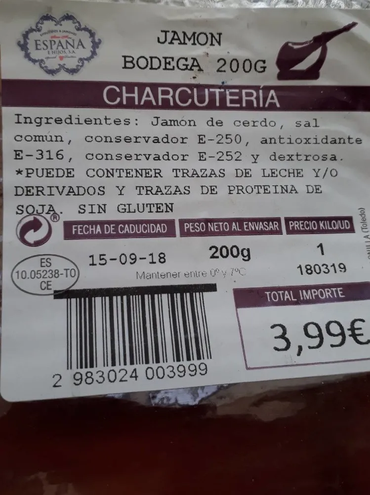 Jamon bodega