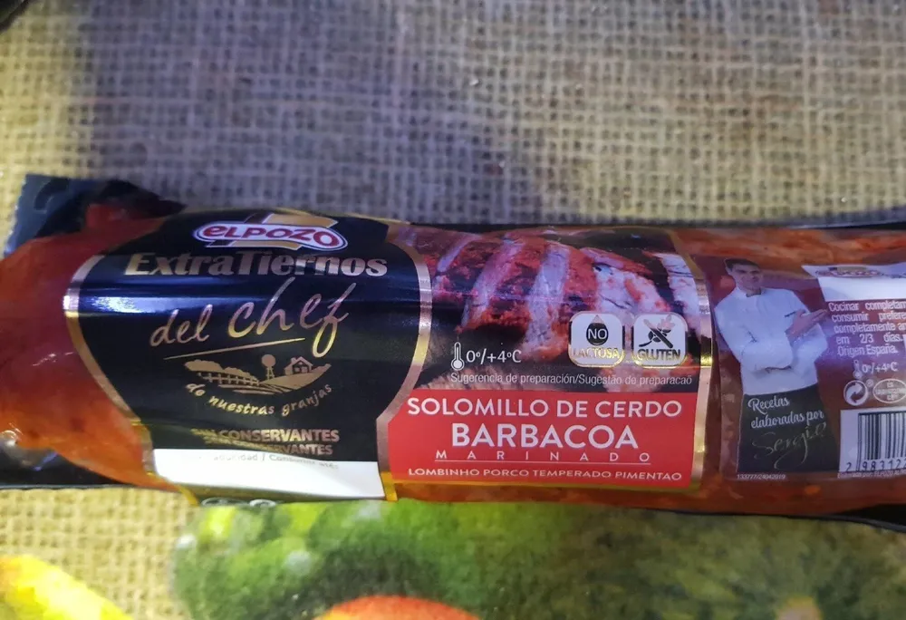 Solomillo de cerdo barbacoa marinado