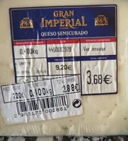 Queso semicurado gran imperial