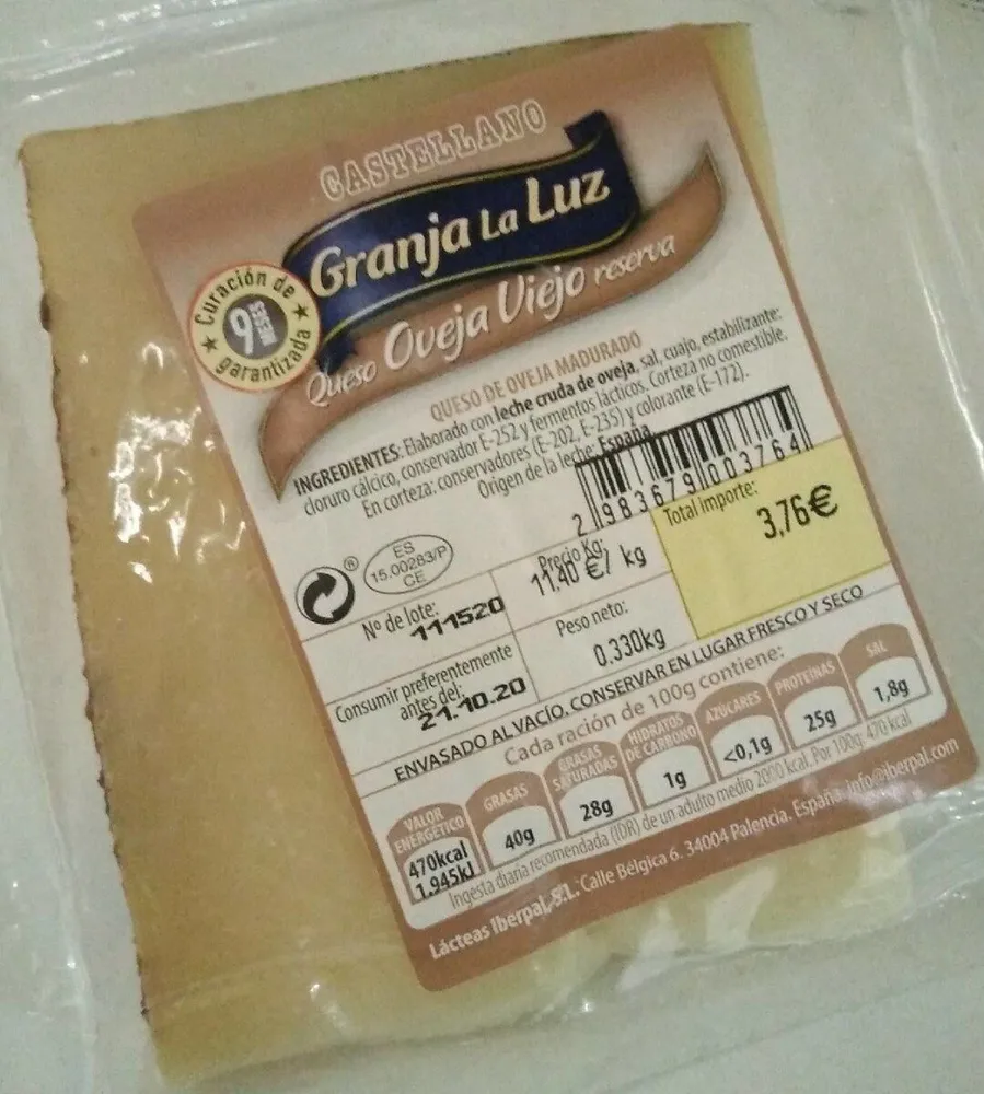Queso oveja viejo reserva