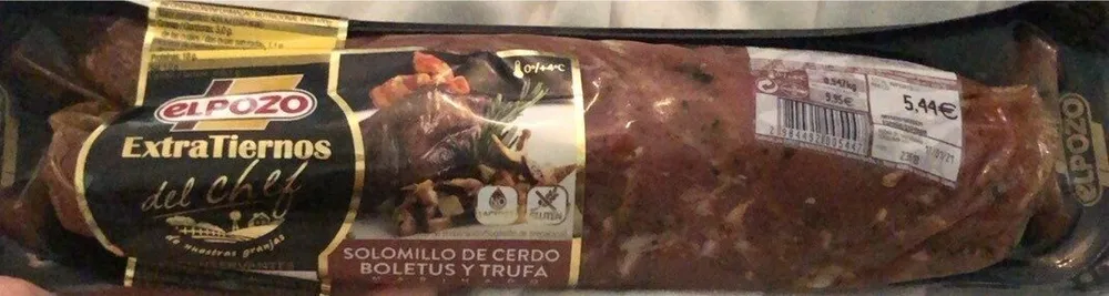 Solomillo de cerdo boletus y trufa