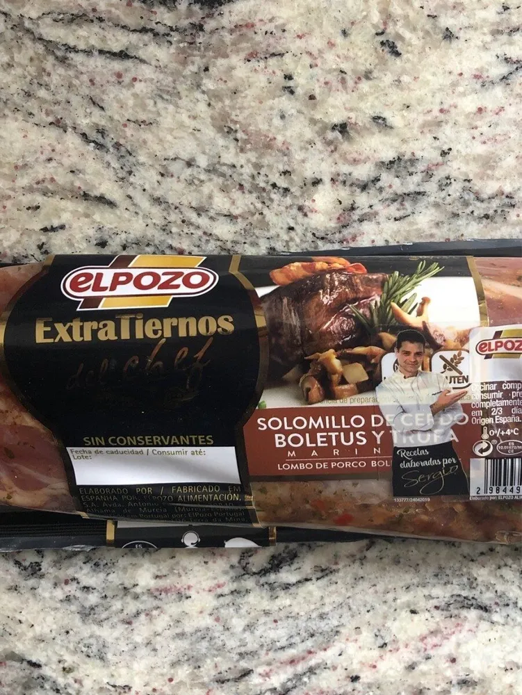 Solomillo de cerdo boletus y trufa