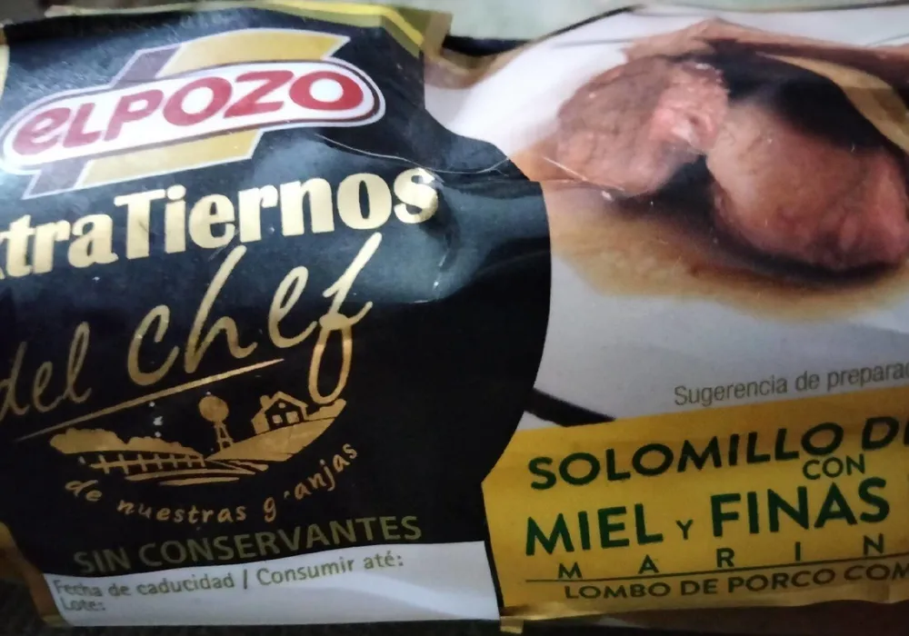 Solomillo de cerdo con miel y finas hierbas