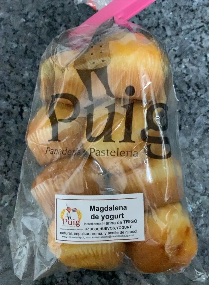 Magdalena de yogur