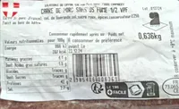Carré de porc sans os fumé