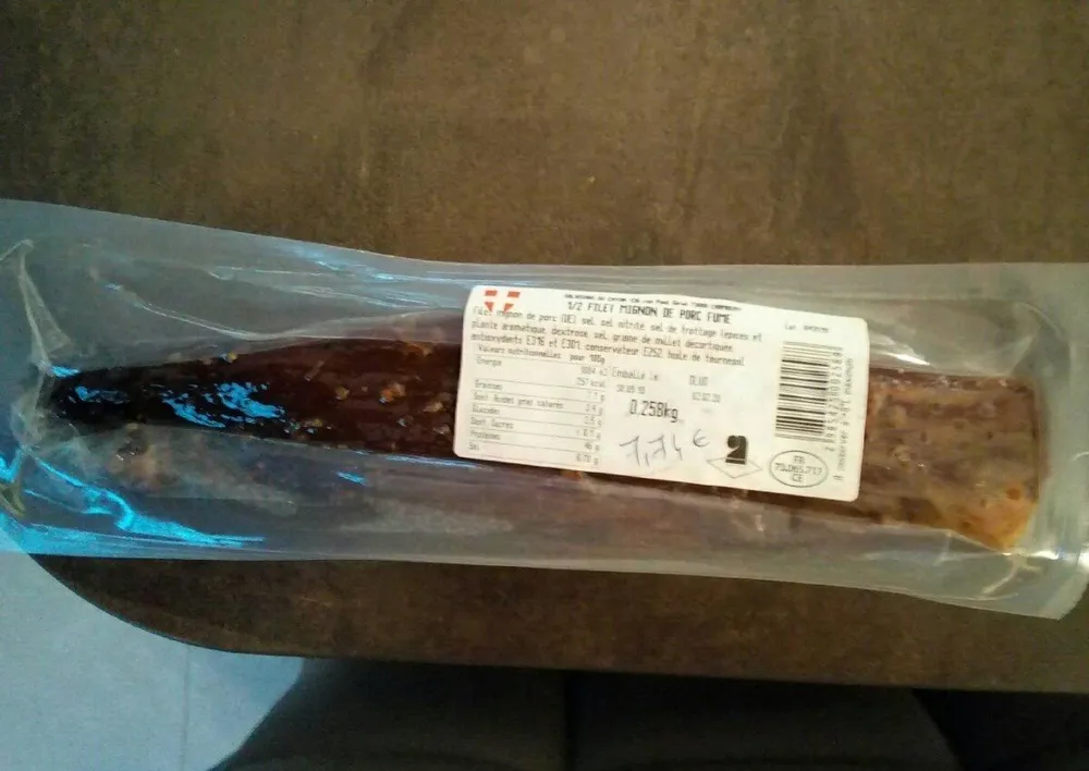 1/2 Filet Mignon de porc fumé