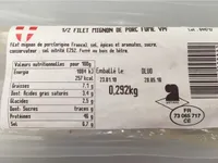 Filet de porc fumé VPF