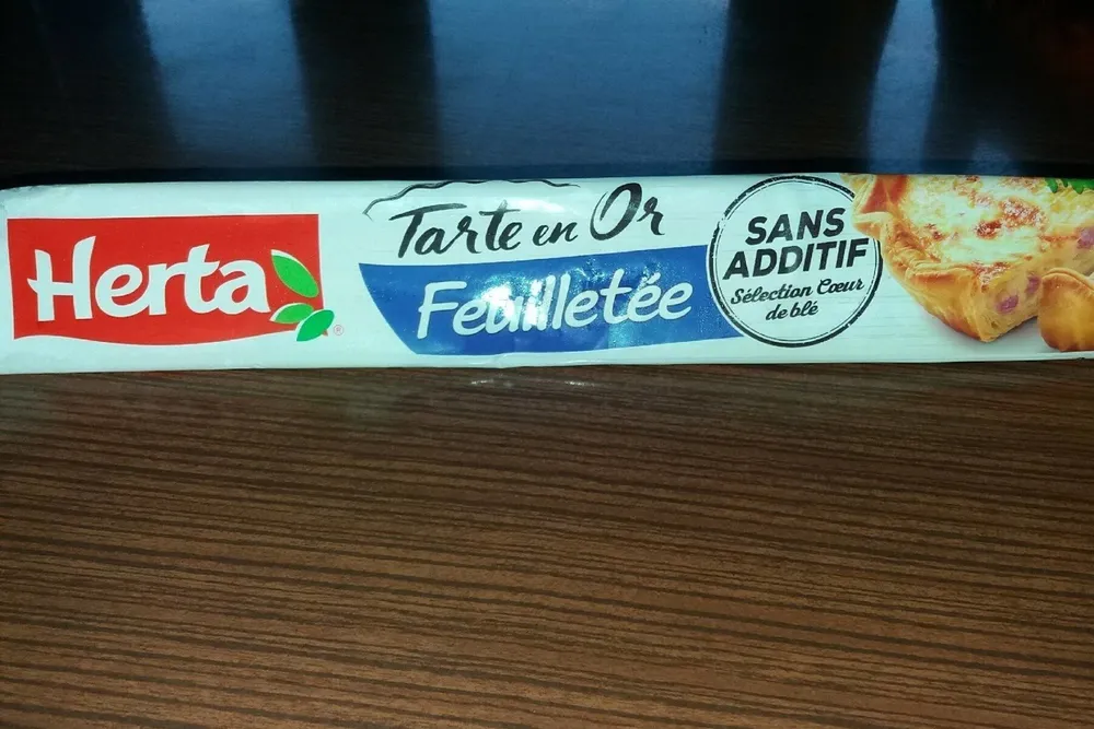Tarte en or feuilletée