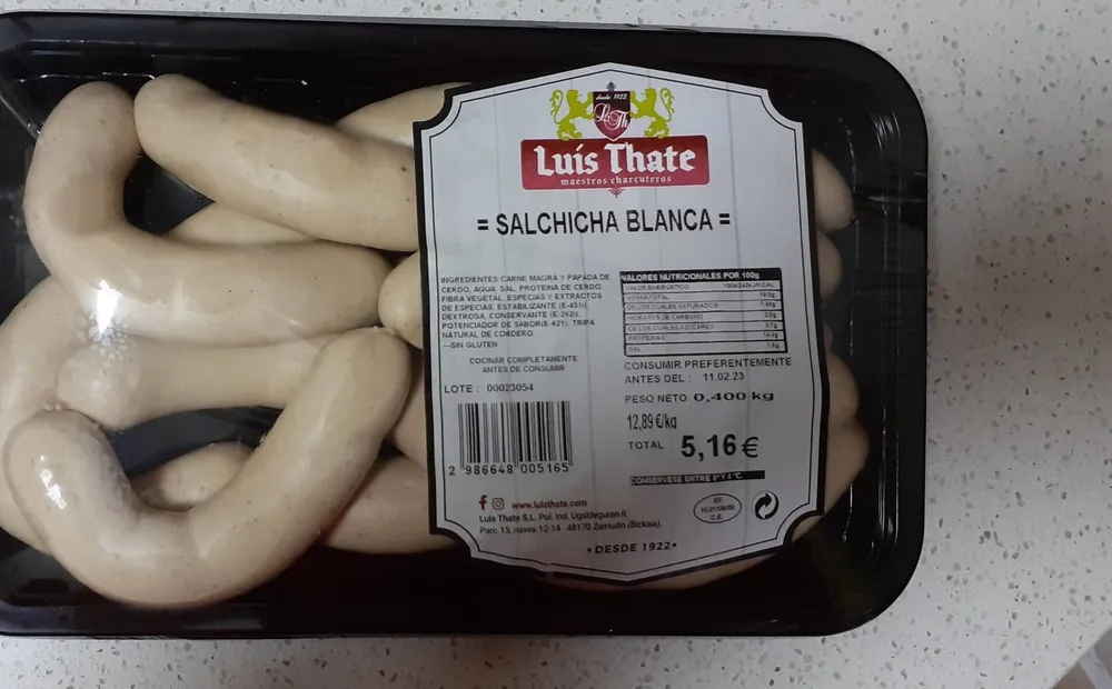 Salchicha blanca