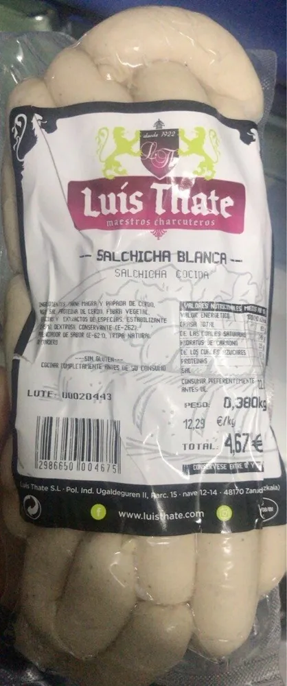Salchicha blanca