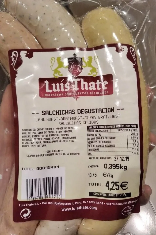 Salchichas degustación