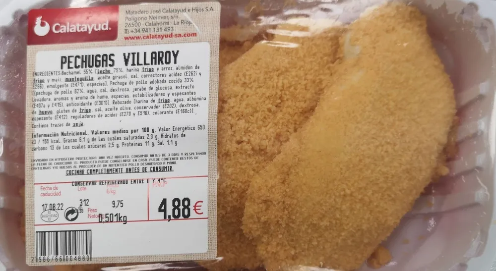 Pechugas Villaroy