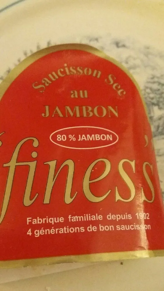 Saucisson sec 80% jambon