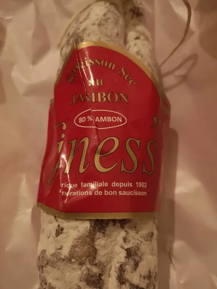 Saucisson sec au jambon