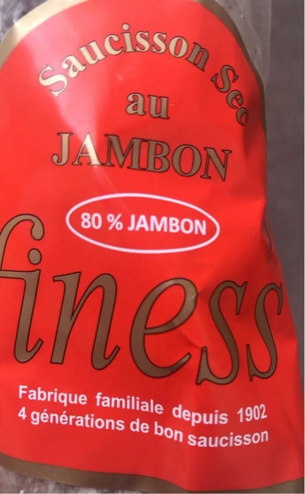 Saucisson sec au jambon
