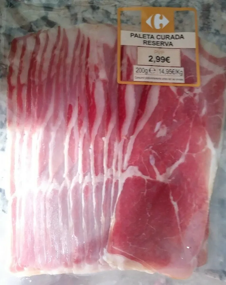 Paleta curada reserva