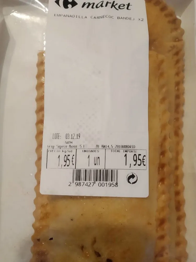 Empanadilla carne