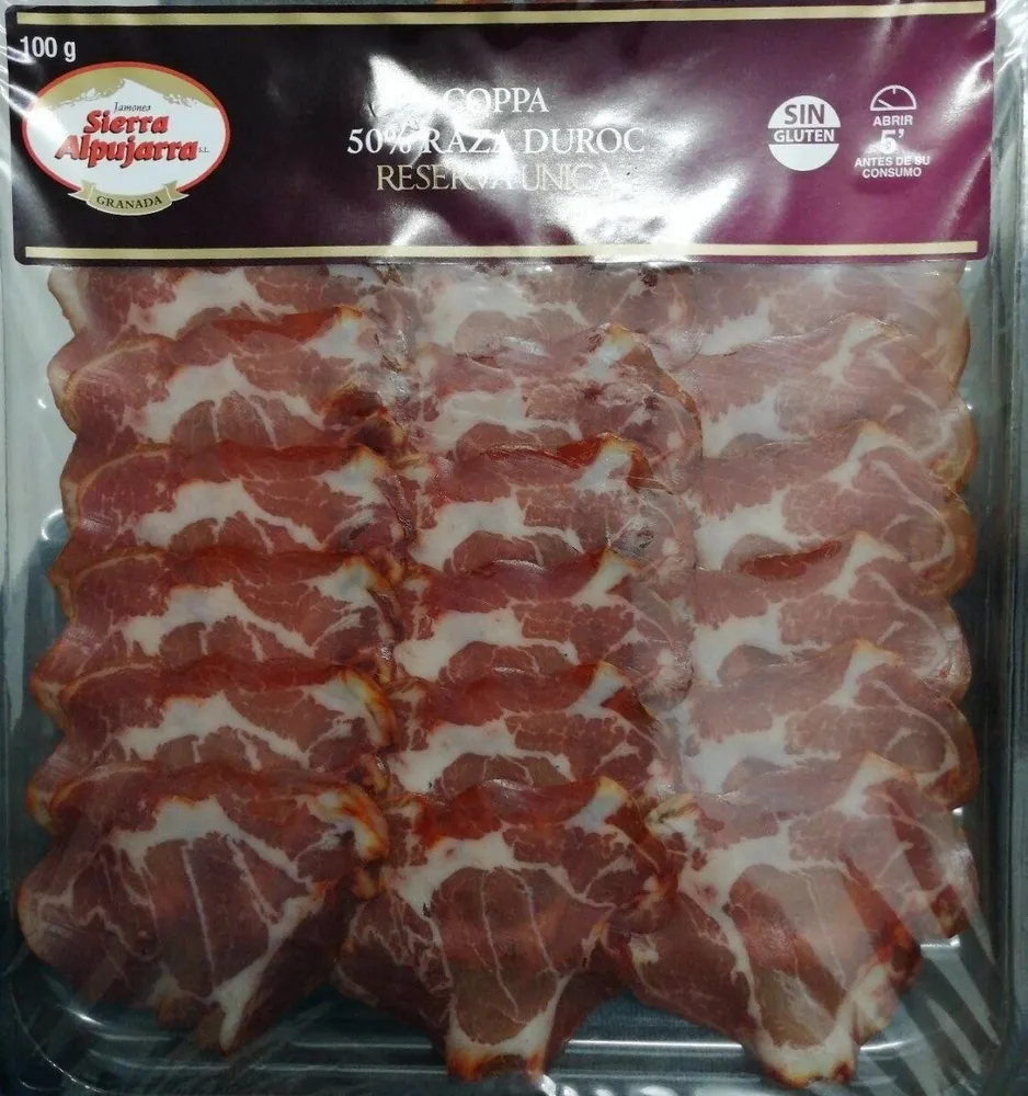 Coppa 50% raza duroc