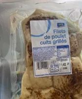 Filet de poulet cuit grillés