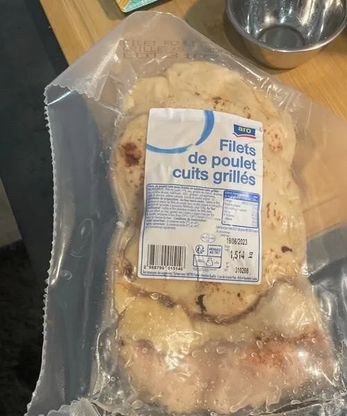Filet de poulet cuits grillés