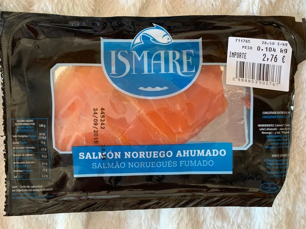 Salmón Noruego Ahumado