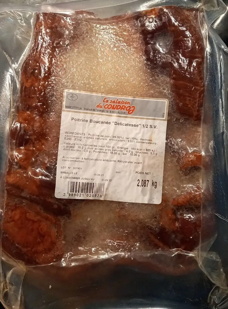 Poitrine boucanée délicatesse