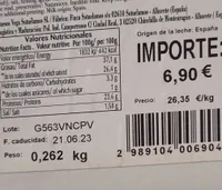 Queso oveja ajo negro